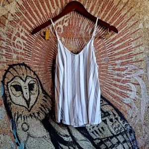 Flowy striped GXF Gentle Fawn adjustable strap tank top